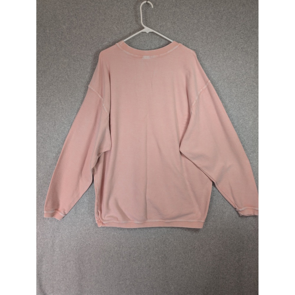 Chicka-d Sweater XL Pink Ribbed Goin To The Chapel Graphic Oversized Bridal - Picture 12 of 16